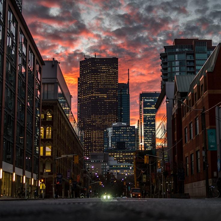 City skyline in Toronto, Canada